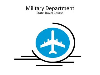 State Travel Course Guidelines for Military Personnel