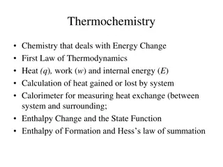 Basics of Thermochemistry and Energy Changes in Chemistry