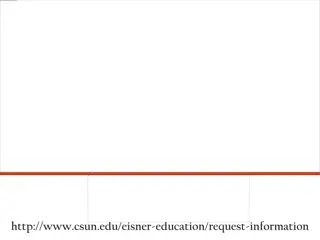 CSUN Education Pathways and Admission Requirements