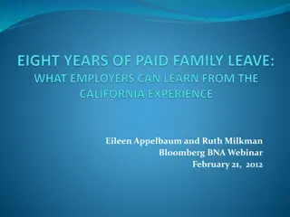 California's Paid Family Leave Program