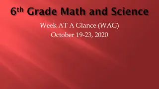 Educational Weekly Overview for October 19-23, 2020