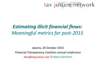 Illicit Financial Flows: Metrics and Definitions