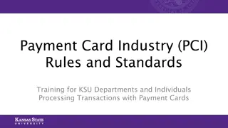 Payment Card Industry (PCI) Rules and Standards Training at KSU