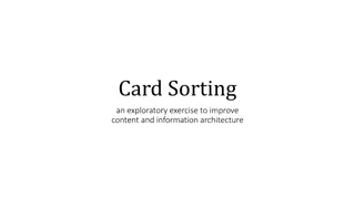 Enhancing Information Architecture through Card Sorting: A Comprehensive Exercise