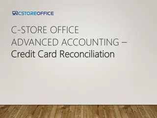 Efficient Credit Card Reconciliation Process in C-Store Accounting