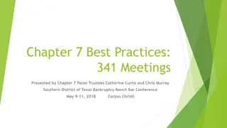 Importance of 341 Meetings in Bankruptcy Proceedings