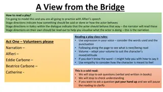 Mastering the Art of Reading a Play: A View from the Bridge Model Lesson