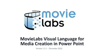 MovieLabs Visual Language for Media Creation in PowerPoint