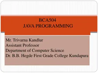 Introduction to Java Programming: Basics and Applications