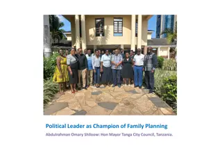 Tanga City Council's Leadership in Family Planning and Healthcare Provision