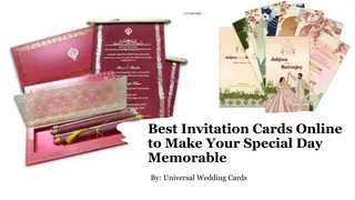 Best Invitation Cards Online to Make Your Special Day Memorable