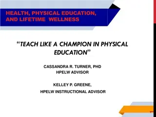 Effective Strategies for Teaching Physical Education Like a Champion