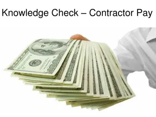 Contractor Payment Knowledge Check