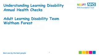 Understanding Annual Health Checks for People with Learning Disabilities