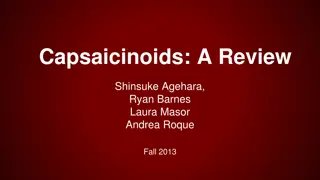 Understanding the Role of Capsaicinoids in Peppers