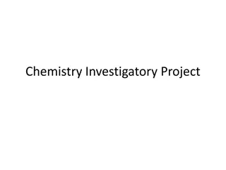 Investigation on Detection of Food Adulteration in Chemistry