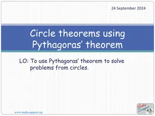 Circle Theorems and Pythagoras Theorem in Geometry