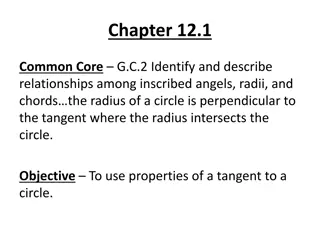 Tangents and Circles in Geometry