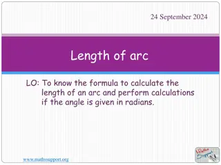 the Parts of a Circle and Calculating Arc Length