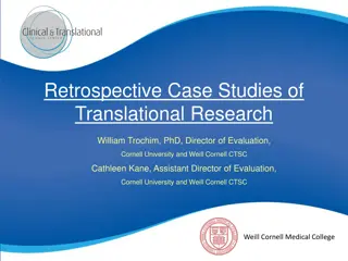 Retrospective Case Studies of Translational Research: A Comprehensive Analysis