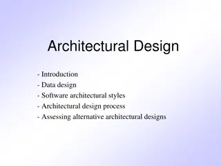 Software Architectural Design in Computer-Based Systems