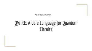 Exploring QWIRE: A Language for Quantum Circuits