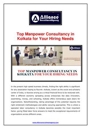 Top Manpower Consultancy in Kolkata for Your Hiring Needs