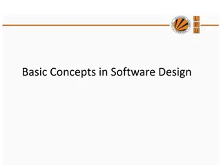 Understanding Basic Concepts in Software Design