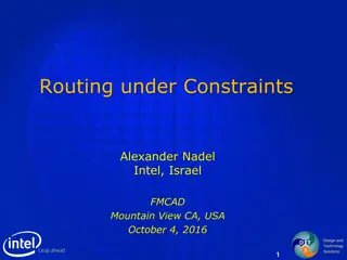 Design Solutions for Routing under Constraints by Alexander Nadel