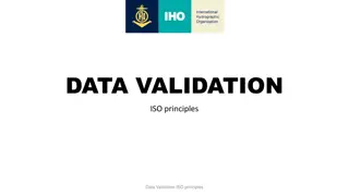 Principles of Data Validation and Quality Evaluation According to ISO Standards