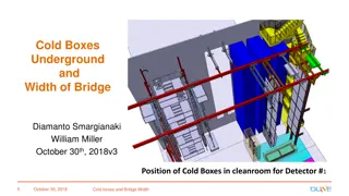 Cold Boxes and Bridge Width - Operational Overview