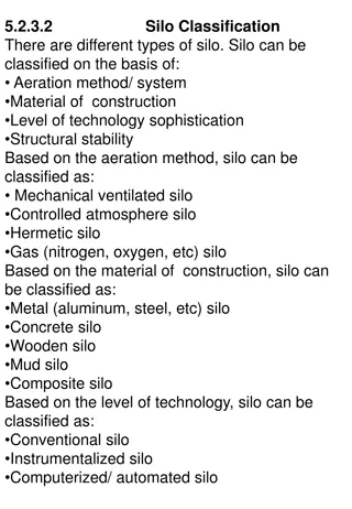 Different Types of Silo and Cold Storage Systems