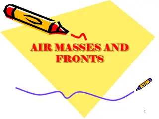 Air Masses and Fronts in Weather Systems