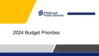 Budget Development Process and Priorities for 2024