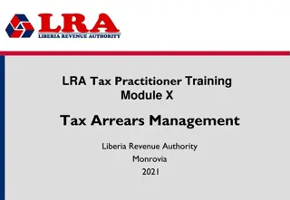 Tax Arrears Collection Methods in Liberia