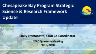 Chesapeake Bay Program Strategic Science & Research Framework Update