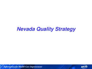 Nevada Quality Strategy 2014-2015 DHCFP Goals and Objectives