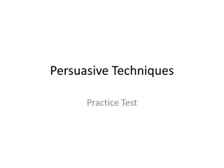 Mastering Persuasive Techniques: Practice Test Insights