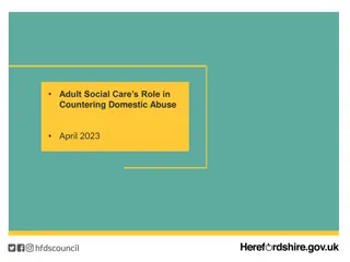 Different Types of Domestic Abuse in Adult Social Care