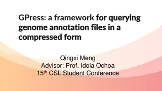 GPress: A Framework for Querying Genome Annotation Files in Compressed Form