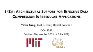 Architectural Support for Effective Data Compression in Irregular Applications