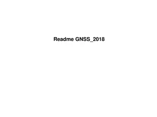 GNSS 2018 Program and Data Management Guide