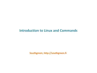 Introduction to Linux and Commands - Overview and Benefits