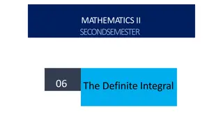 Exploring Properties of Definite Integrals in Mathematics II Second Semester