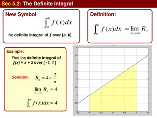 Definite Integrals in Calculus