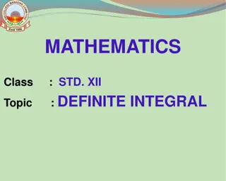 Definite Integrals in Mathematics