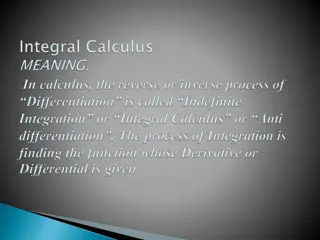 Integration: From Marginal Utility to Definite Numeric Solutions