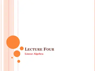 Understanding Linear Algebra Concepts: Systems of Equations, Orthogonal Matrix, and Quadratic Forms