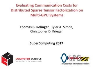 Communication Costs in Distributed Sparse Tensor Factorization on Multi-GPU Systems