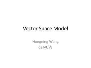 The Vector Space Model in Text Mining